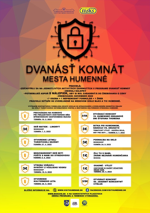 12 komnát Mesta Humenné