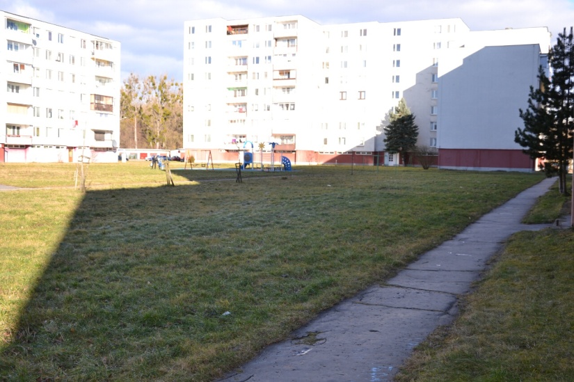 Laborecká ulica - vnútrobloky pred obnovou
