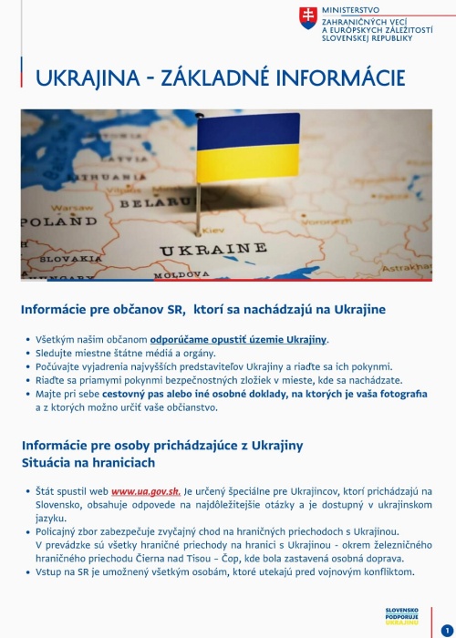 Ukrajina - základné informácie
