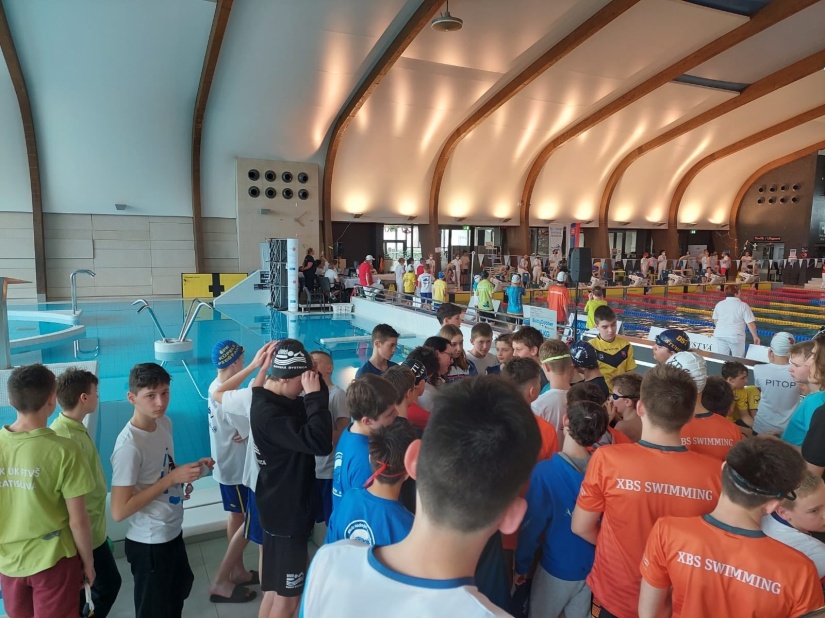 M-SR v plávaní žiakov v krátkom bazéne 2022