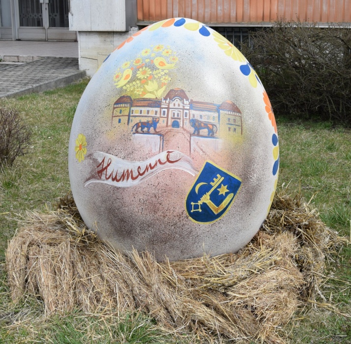 Veľkonočná výzdoba v centre mesta