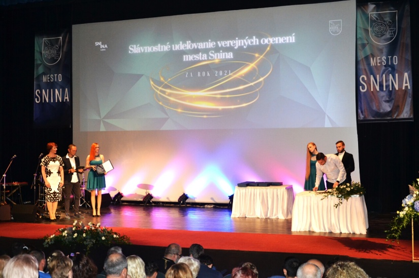 Slávnostné udelenie ocenení mesta Snina 2021
