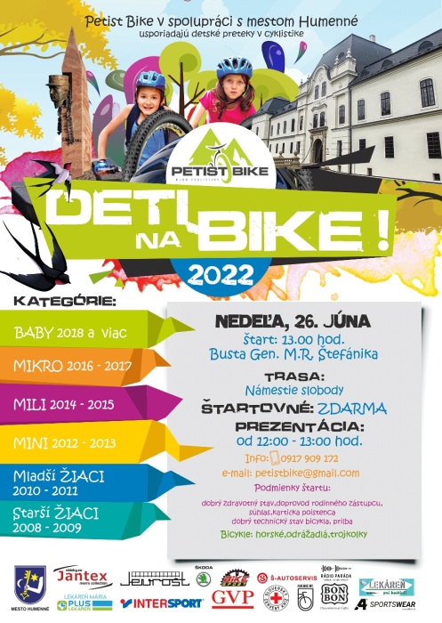 Deti na bike - Mestské športové dni 2022
