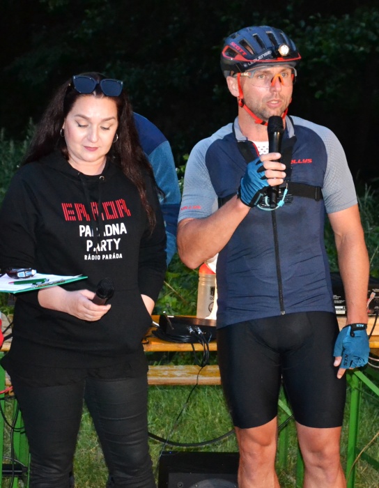 Nočná cyklistická časovka na Hubkovej