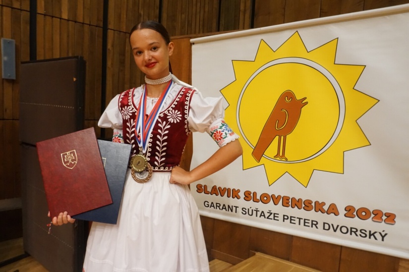 Janka Magurová bronzová v celoslovenskom kole Slávik Slovenska 2022