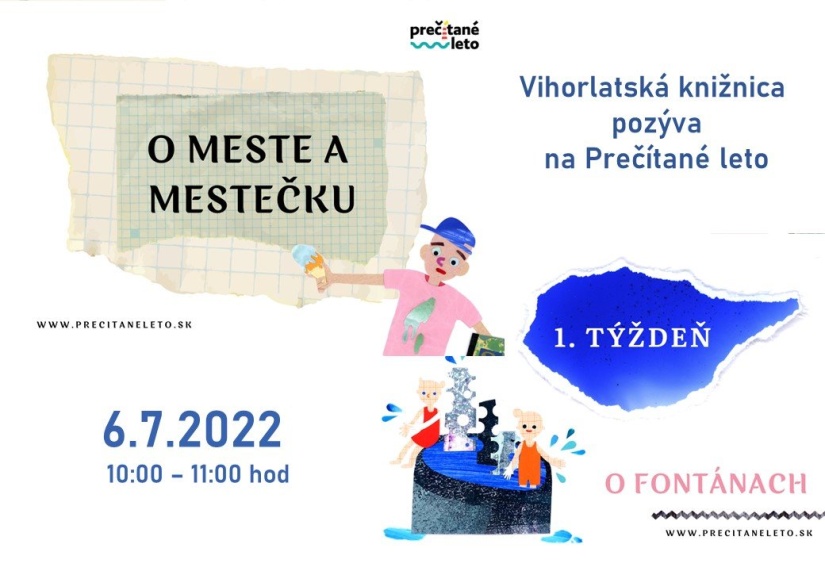 O fontánach... Prečítané leto