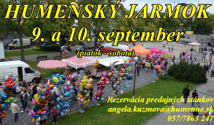 Humenský jarmok 2022