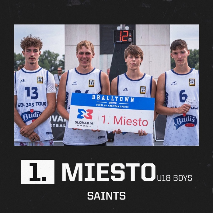 Saints - majstri Slovenska 3x3 SBA Tour