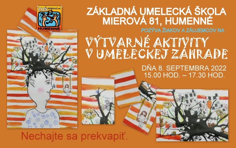 ZUŠ Mierová - výtvarné aktivity