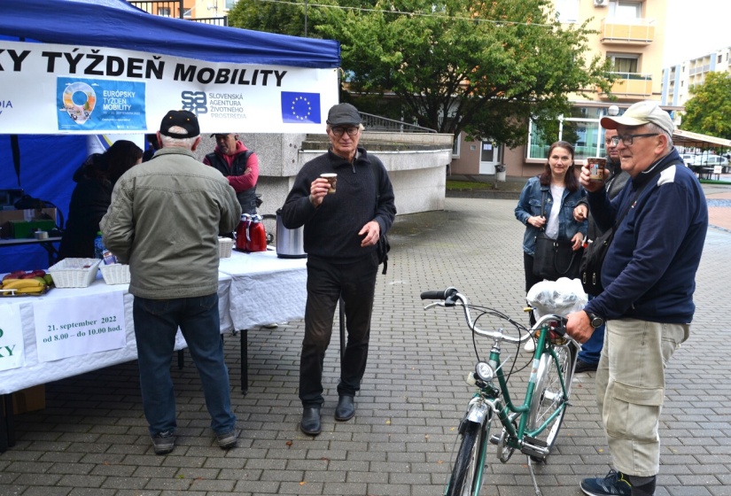 Cykloraňajky 2022 - Európsky týždeň mobility v Humennom