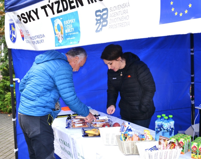 Cykloraňajky 2022 - Európsky týždeň mobility v Humennom