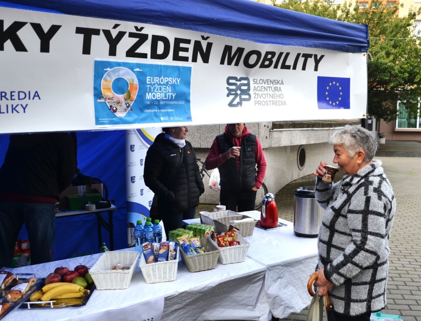 Cykloraňajky 2022 - Európsky týždeň mobility v Humennom