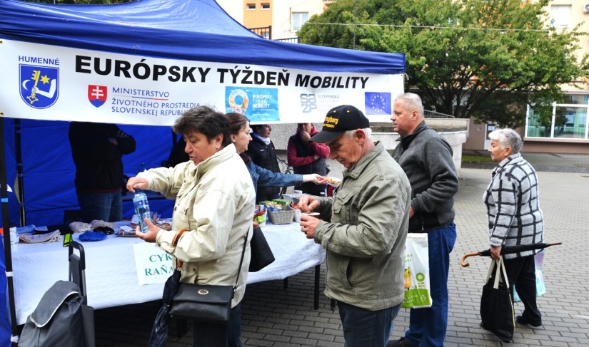 Cykloraňajky 2022 - Európsky týždeň mobility v Humennom
