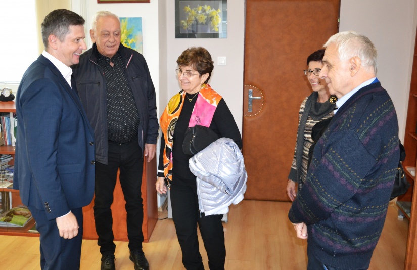Anna Švédová a Juraj Grosman na stretnutí s primátorom mesta