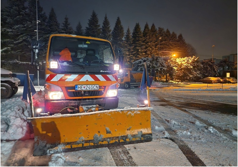 Riadna zimná údržba sa začala 11. decembra od 03:00 hod.