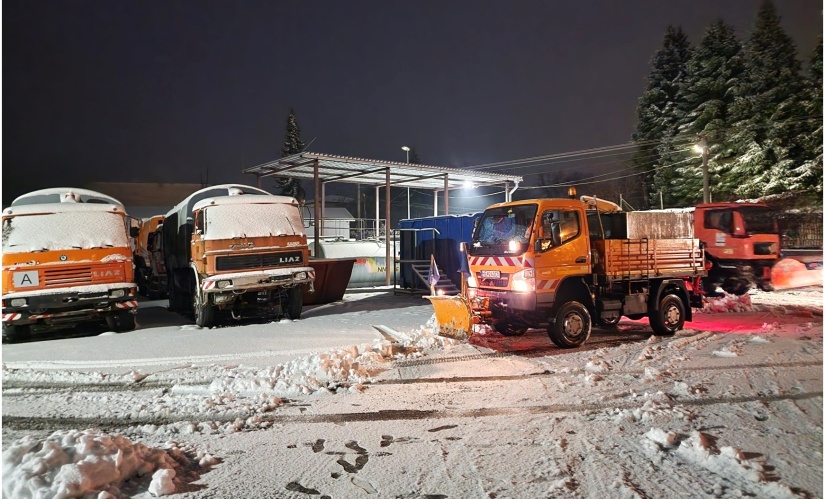 Riadna zimná údržba sa začala 11. decembra od 03:00 hod.