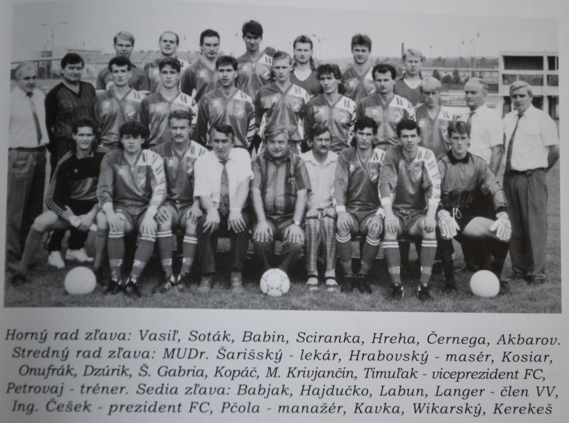 1992-93... Po postupe do 1. ligy