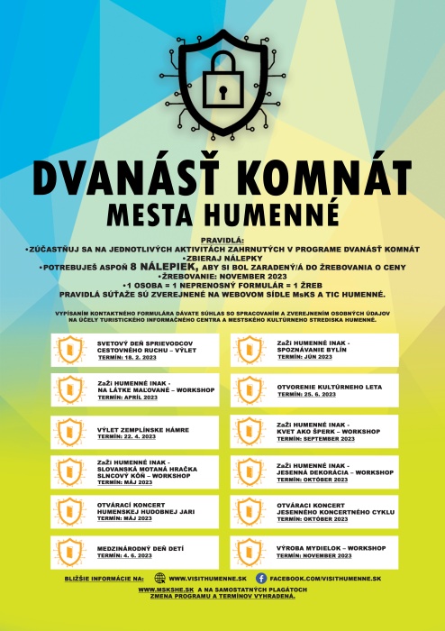 12 komnát Mesta Humenné