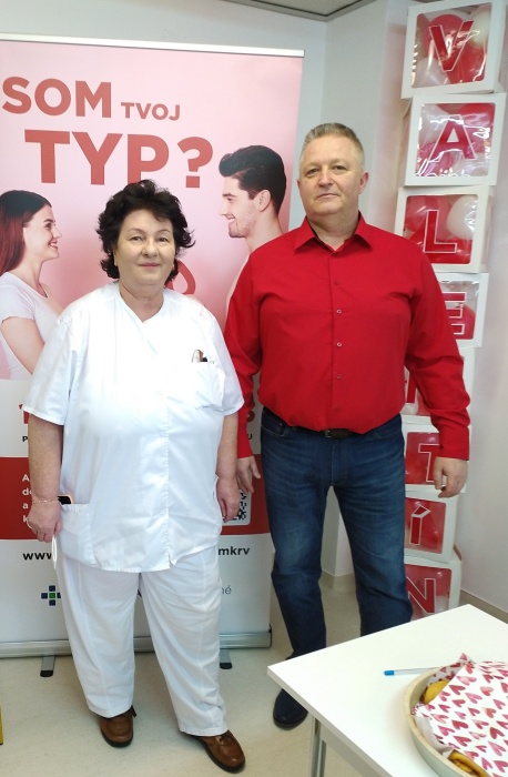 VALENTÍN na humenskej transfúzke