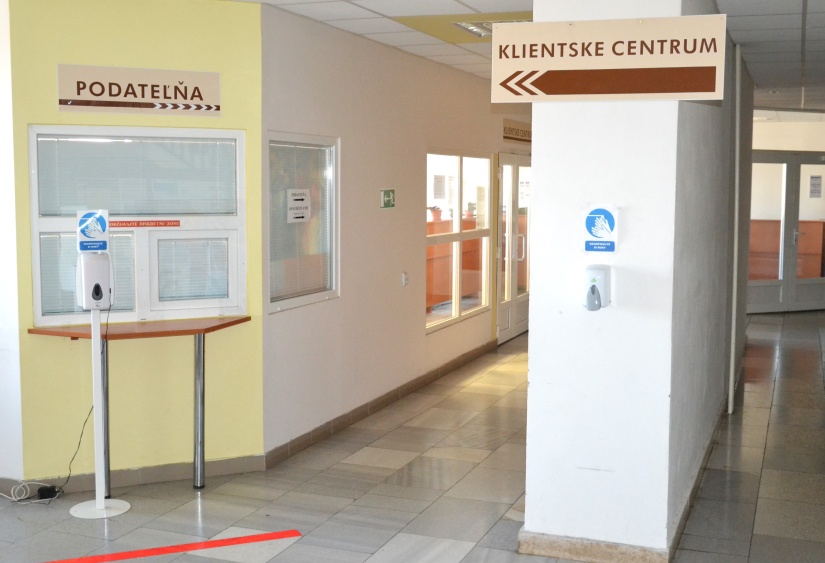 Osobné hlasovanie v Klientskom centre