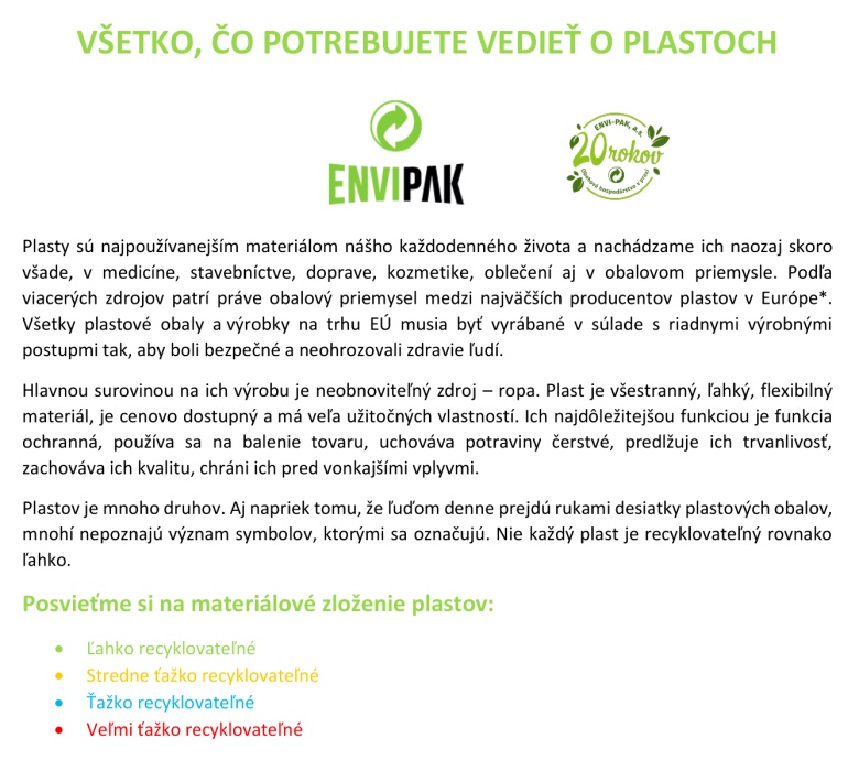 Recyklácia plastov