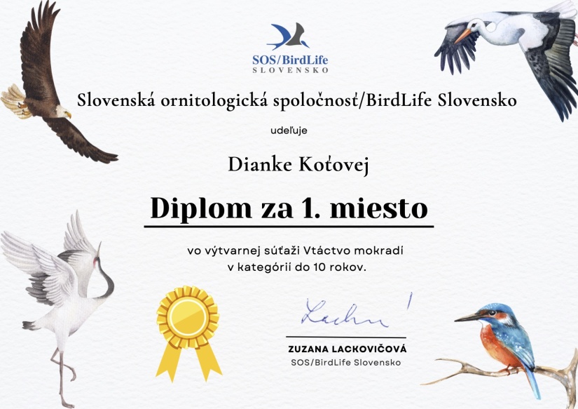 Diana Koťová - Senné (Vtáctvo mokradí)