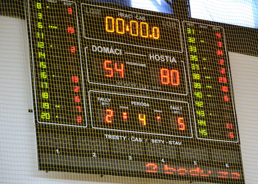 1. BK Humenné - Tydam Košice 54:80