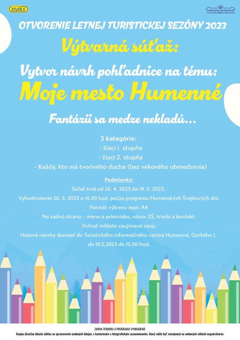 Výtvarná súťaž Moje mesto Humenné