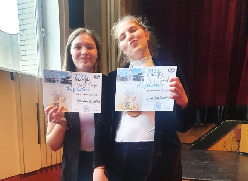 SZUŠ Múza na celoslovenských súťažiach (apríl / máj 2023)