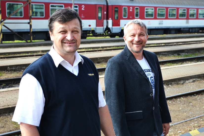 Elektrifikácia trate Bánovce n/Ondavou - Humenné (poklepanie základného kameňa)