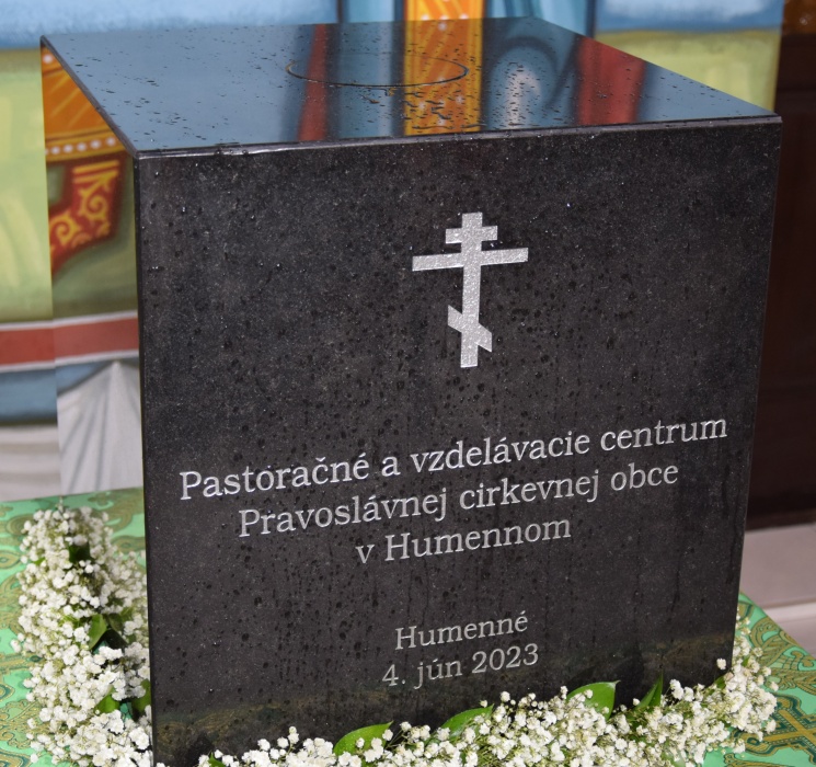 Posvätenie základného kameňa pre pastoračné a vzdelávacie centrum