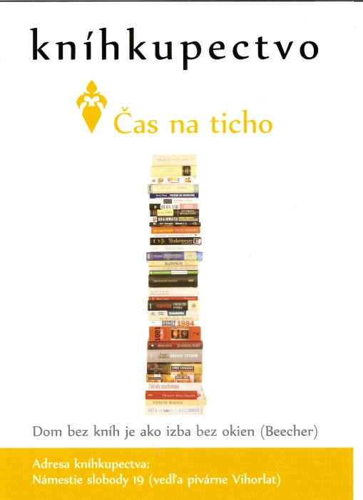 Kníhkupectvo Čas na ticho