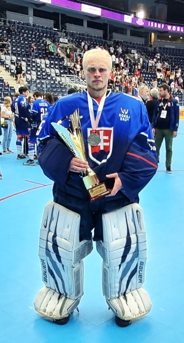 Jakub Balogáč na MS do 23 rokov v hokejbale