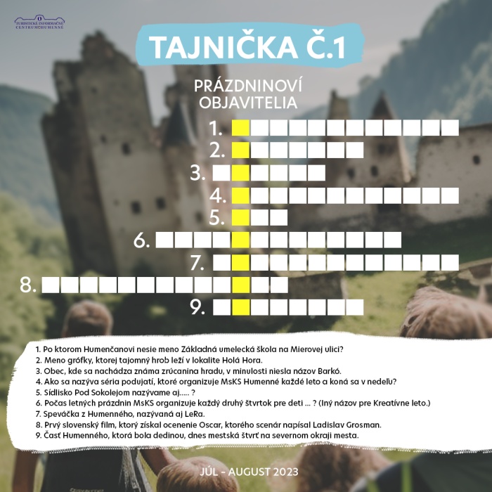 Prázdninoví objavitelia 2023