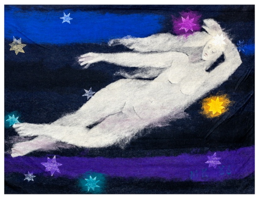 Stratené / nájdene gobelíny Mikuláša Klimčáka - Pani kométa Halley