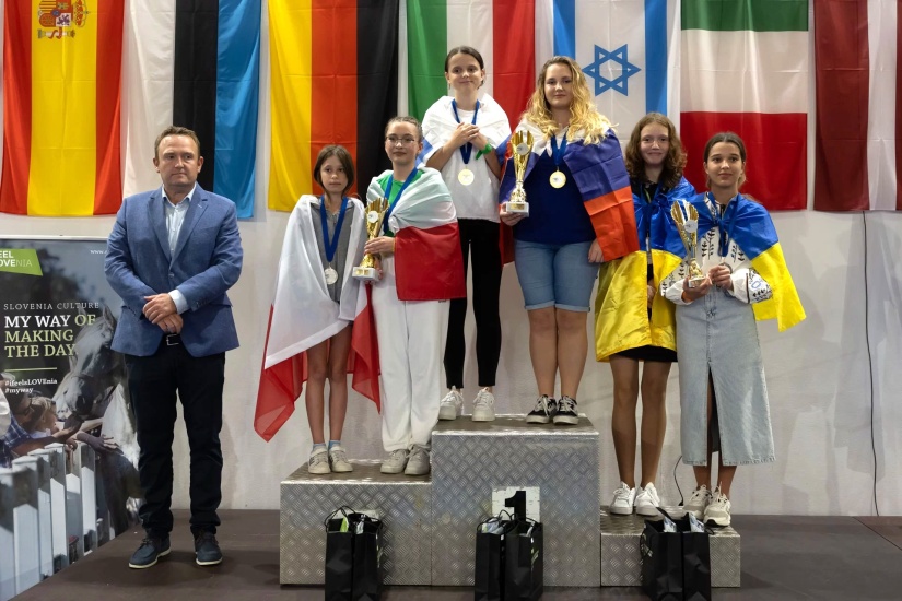 Olívia Seková - majsterka Európy v zrýchlenom šachu (družstvá dievčat do 14 rokov)