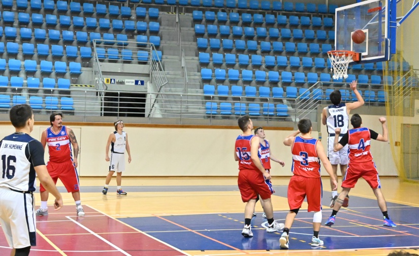 Basketbal muži: 1. BK Humenné - Prešov 61:65