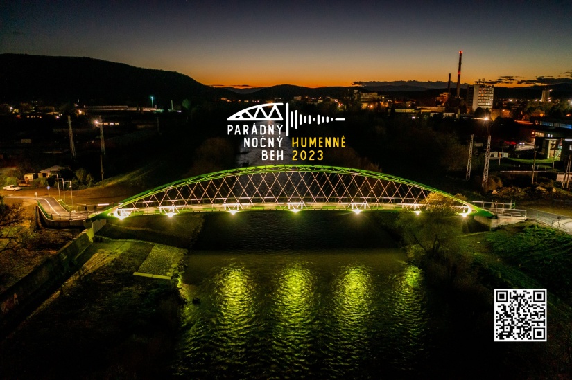 Parádny nočný beh Humenné 2023