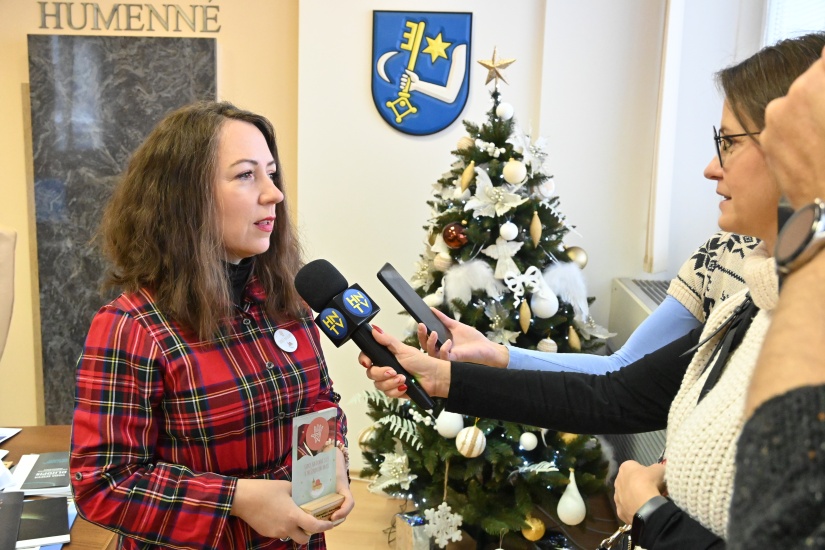 Zuzana Švecová na návšteve u primátora mesta