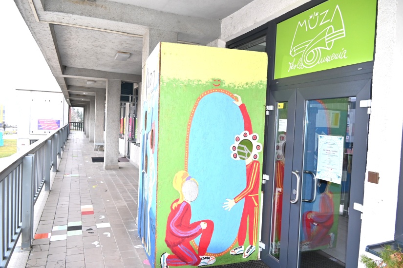 Galéria na schodoch (participatívny rozpočet mesta Humenné 2023)