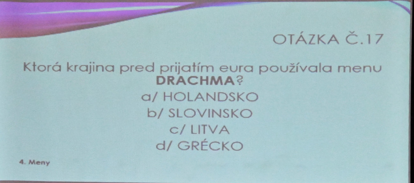 SchoolQuiz - 1. kolo