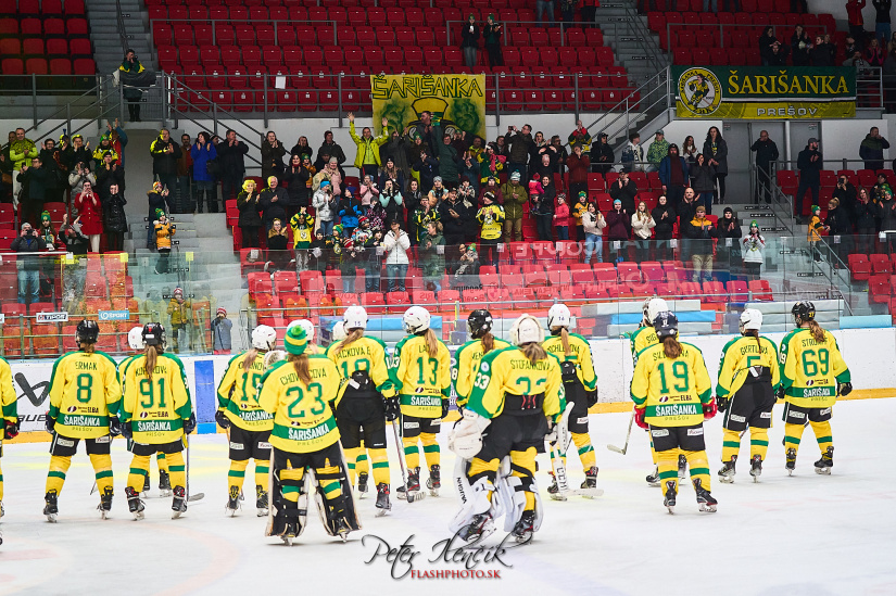 Nina Chovancová, majsterka SR v hokeji (Šarišanka Prešov)