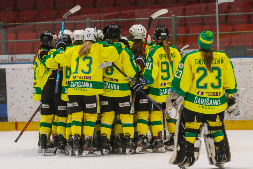 Nina Chovancová, majsterka SR v hokeji (Šarišanka Prešov)