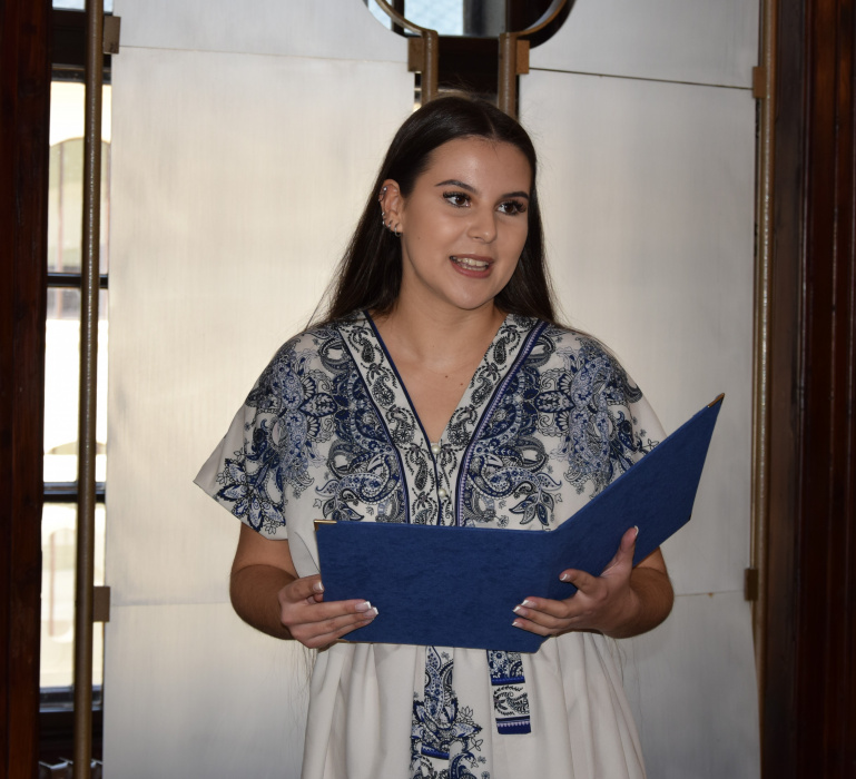 Prijatie zboru Cantica Collegium Musicum v kaštieli
