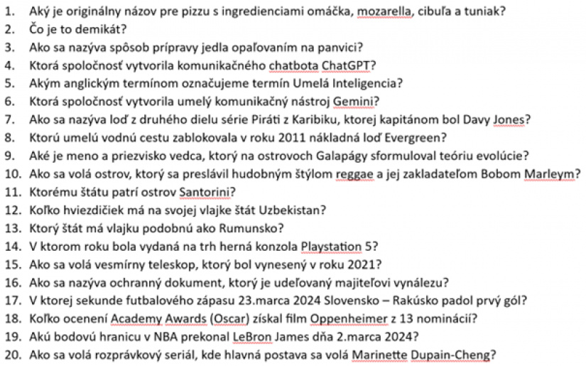 3. kolo školského SchoolQuizu