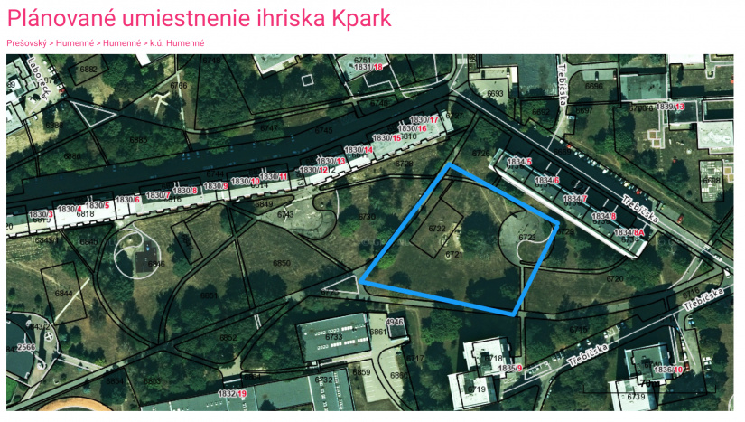 Hlasujte za K Park v Humennom - od 30.5. do 3.7.2024