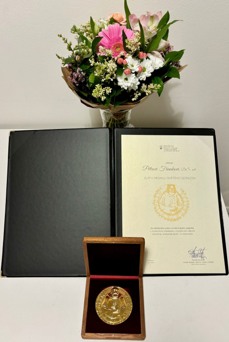 Cena sv. Gorazda - Zlatá medaila in memoriam pre Petra Franka