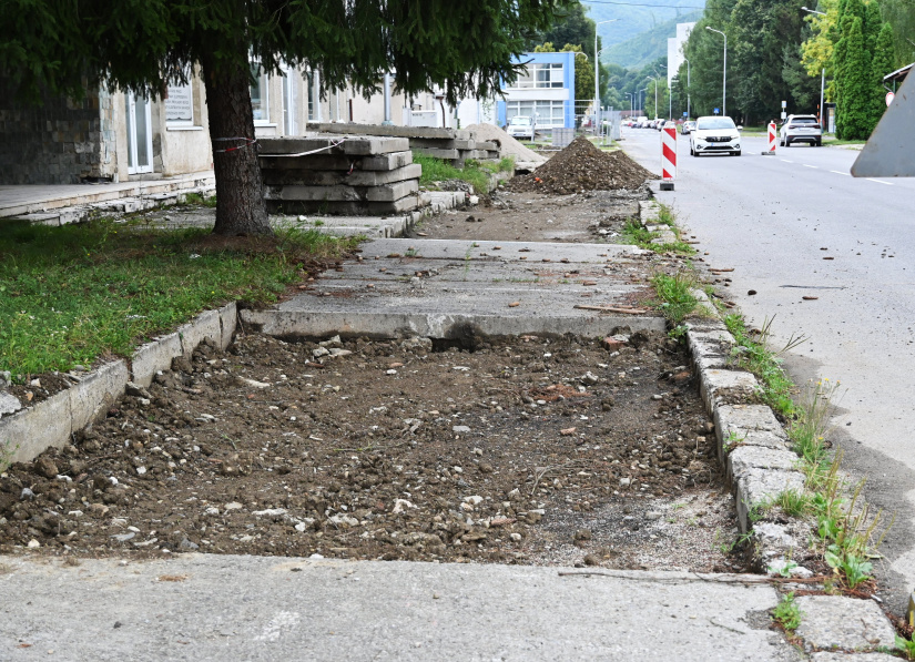 Rekonštrukcia potrubí, kontrolný deň (25.7.)