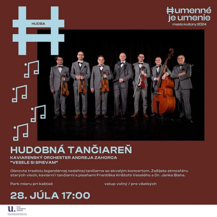 Mesto kultúry 2024 - Hudobná tančiareň / Kaviarenský orchester Andreja Záhorca