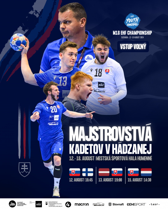Šampionát v hádzanej 12. až 18.8. v Humennom
